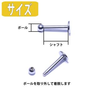 ボディピアス 18G 16G 14G ラブレッ...の詳細画像3