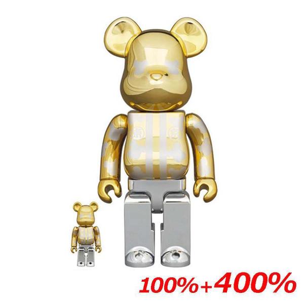 BE@RBRICK はっぴ東京 金メッキ 100％ &amp; 400％ ベアブリック(Bearbrick ...