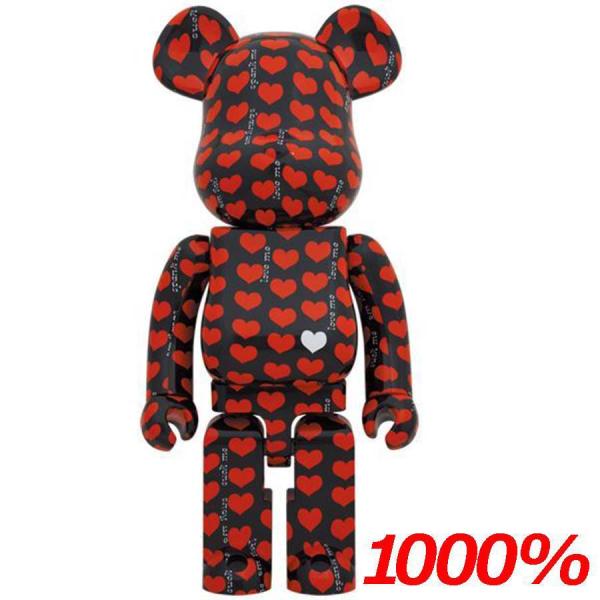 BE@RBRICK Black Heart 1000％ メディコムトイベアブリックBearbrick...