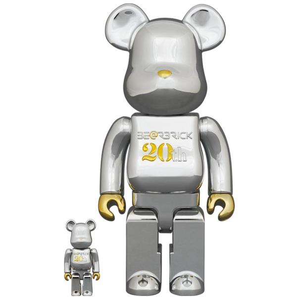 BE@RBRICK 20th Anniversary Model 100％ ＆ 400％ ベアブリッ...