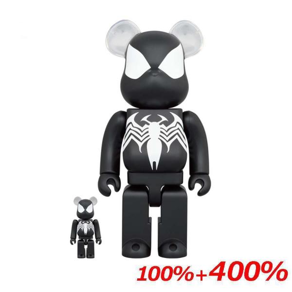 BE@RBRICK SPIDER-MAN BLACK COSTUME 100％ &amp; 400％ ベアブ...