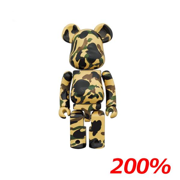 【即納新品】超合金ベアブリック BE@RBRICK 1ST CAMO 200% Yellow (Be...