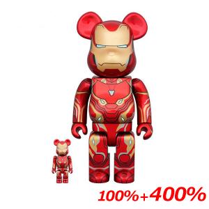 【あすつく対応】BE@RBRICK IRON MAN MARK 50 100％ & 400％ メディコムトイベアブリックBearbrick｜pandora-a3