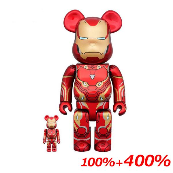 【あすつく対応】BE@RBRICK IRON MAN MARK 50 100％ &amp; 400％ メディ...