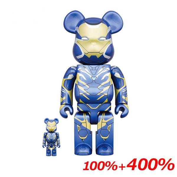 BE@RBRICK IRON MAN RESCUE SUIT 100％ &amp; 400％ メディコムトイ...
