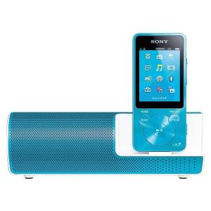 【あすつく対応！】ソニー SONY ウォークマン Sシリーズ WALKMAN NW-S13K : 4GB Bluetooth対応 イヤホン/スピーカー付属 NW-S13K/L ブルー｜pandora-a3