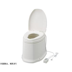 安寿 ポータブルトイレ 家具調トイレ コンパクト 533-670 標準便座