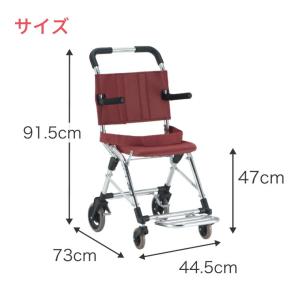 松永製作所 車椅子 軽量 折り畳み コンパクト...の詳細画像2