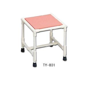 シャワーいす 背もたれなし TY-801 トマト │ シャワーチェアー シャワーイス シャワー椅子 風呂用椅子 介護用品 高齢者