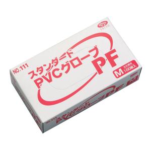 スタンダードPVCグローブ パウダーフリー 1箱100枚入×30個箱セット 111 エブノ