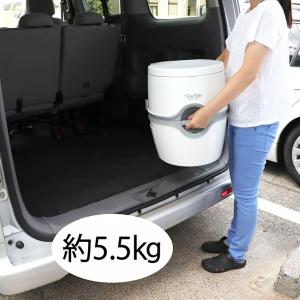 簡易トイレ 電動 水洗式 ポータブルトイレ ポ...の詳細画像4