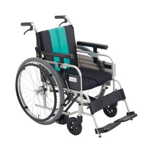 車椅子 とまっティシリーズ アルミ自走車いす MBY-41B  ミキ │ アルミ製 自走用 自走式 車イス 折りたたみ 介護用品 福祉用具｜pandora
