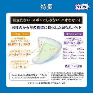 ライフリー さわやか男性用安心パッド 微量用(...の詳細画像1