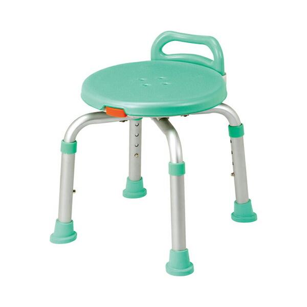 シャワーチェア 風呂椅子 らくらく回転チェア YK-360GR ライトグリーン （幅33×奥行35×...