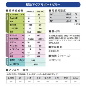 明治 経口補水液 アクアサポートゼリー 200...の詳細画像5