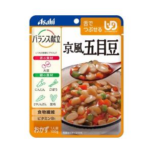 介護食 舌でつぶせる バランス献立 京風五目豆 100g 188502 アサヒグループ食品 │ 介護食品 おかず ユニバーサルデザインフード UDF 区分3 舌でつぶせる 食事サ｜pandora