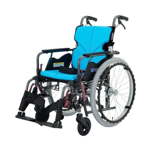 車椅子 モダンシリーズ Bスタイル 多機能タイププラス KMD-B22-40（38/42）-M 中床...