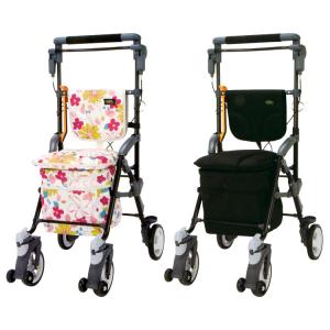 キュートミニW ペイント柄 ウィズワン コンパクトタイプ シルバーカー