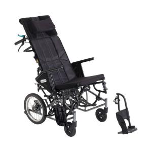 カワムラサイクル KXL16-42 ティルト・リクライニング車椅子 介助式