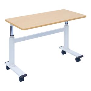 ベッドサイドテーブル KF-282 幅80.8×奥行40×高さ63〜95.5cm