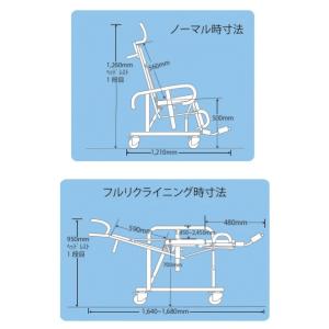 入浴用車椅子 シャワーキャリー AL-IX N...の詳細画像2
