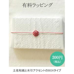 有料ラッピング(土佐和紙+梅水引 ボックスタイ...の詳細画像1
