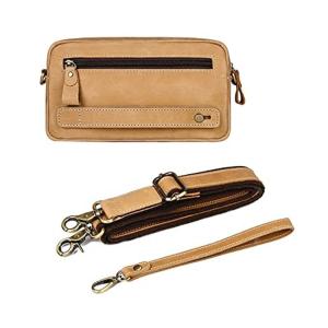 最安値挑戦 Whatna ショルダーベルト 小さい 肩掛けバッグ ショルダーバッグ クラッチ ミニ 3way メンズ バッグ ミニセカンド 牛革 然 天 スーツ フォーマル Ccherkimercounty Org