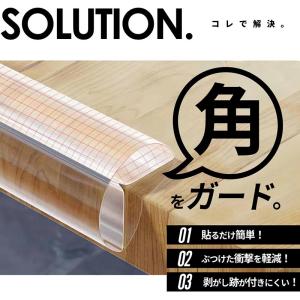 コーナーガード 10m 無色 透明 両面テープ...の詳細画像2