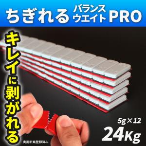 【送料無料】ちぎれるバランスウエイト_PRO　グレー5g×12個×100個=6kg×4箱