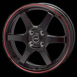 【送料無料】J-TECH S6ブラックエディション16インチ6.0Ｊ P.C.D:100 4穴 イン...