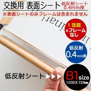 低反射シート B2ポスターフレーム用 10枚セット : ポスター