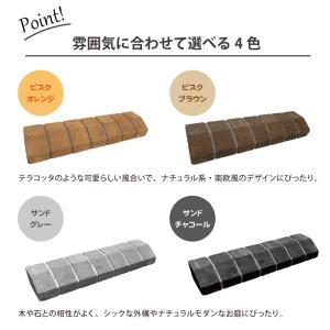 2個セット パーキングブロック 車止め レンガ...の詳細画像5