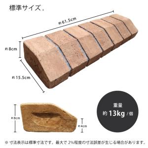 2個セット パーキングブロック 車止め レンガ...の詳細画像4