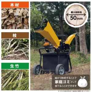 粉砕機 2年保証 ガーデンシュレッダー HOM...の詳細画像2