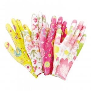 華やか花柄ガーデン手袋(4柄組) |b03｜panfamcom