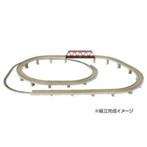 ロクハン Zゲージ R063 レールセットD 単線立体交差セット