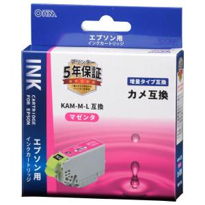 OHM 互換インクカートリッジ エプソン用 KAMシリーズ マゼンタ 増量タイプ INK-EKAMXL-M |b03｜panfamcom