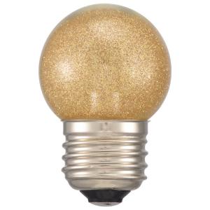 OHM LEDミニボール球装飾用 G40/E26/1.4W/40lm/金(電球)色 LDG1L-H 13G |b03｜panfamcom