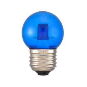 OHM LEDミニボール球装飾用 G40/E26/1.4W/1lm/クリア青色 LDG1B-H 13C |b03｜panfamcom