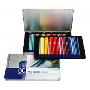 ヴァンゴッホ色鉛筆60色セット(メタルケース入り)T9773-0065 157380 |b03