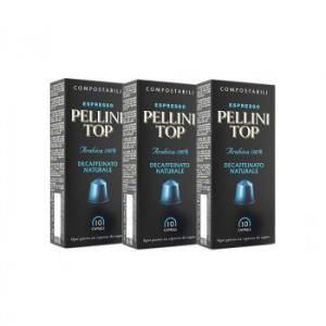 Pellini(ペリーニ) エスプレッソカプセル デカフェ 3箱セット |b03