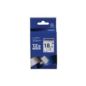 (業務用30セット) ブラザー工業 布テープ TZe-FA4白に青文字 18mm |b04｜panfamcom