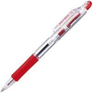 (業務用50セット) ゼブラ ZEBRA ボールペン ジムノック KRB-100-R 赤 10本 |b04｜panfamcom