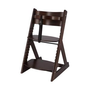 ベビーチェア 子供椅子 幅450×奥行505×高さ78mm ブラウン 落下防止ベルト付 グローアップチェア 組立品 プレゼント |b04｜panfamcom