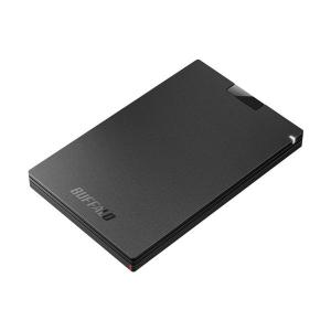 （まとめ）バッファロー USB3.2(Gen1)ポータブルSSD Type-A＆Cケーブル付属 1TB ブラック SSD-PGC1.0U3- |b04｜panfamcom
