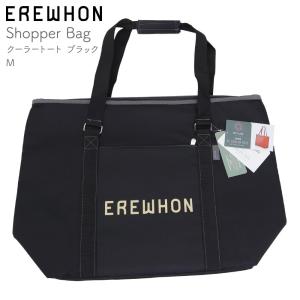 EREWHON エレウォン トートバッグ エコバッグ 断熱 耐水性 おしゃれ ショッピング レジャー ブラック M