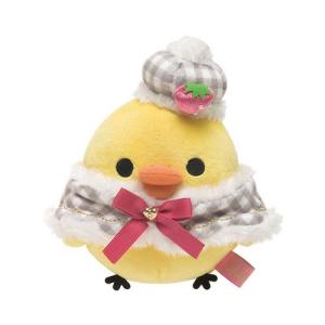 San-X あつめておすわりぬいぐるみ MP87501 のんびりネコ キイロイトリ