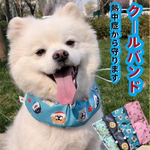 クールバンド 保冷剤付き 犬 クールバンダナ 夏 ペット用暑さ対策 首ひんやり 熱中症対策 冷却 首冷やす つめたい クールネック Sサイズ｜panni-fashion