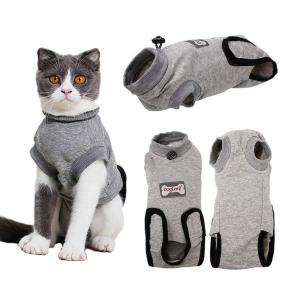 ペット 術後服 猫用 エリザベスカラーに代わる 術後ウェア