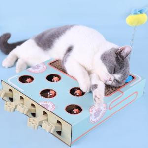 猫 おもちゃ もぐらただき 爪とぎ 2IN1 ...の詳細画像4